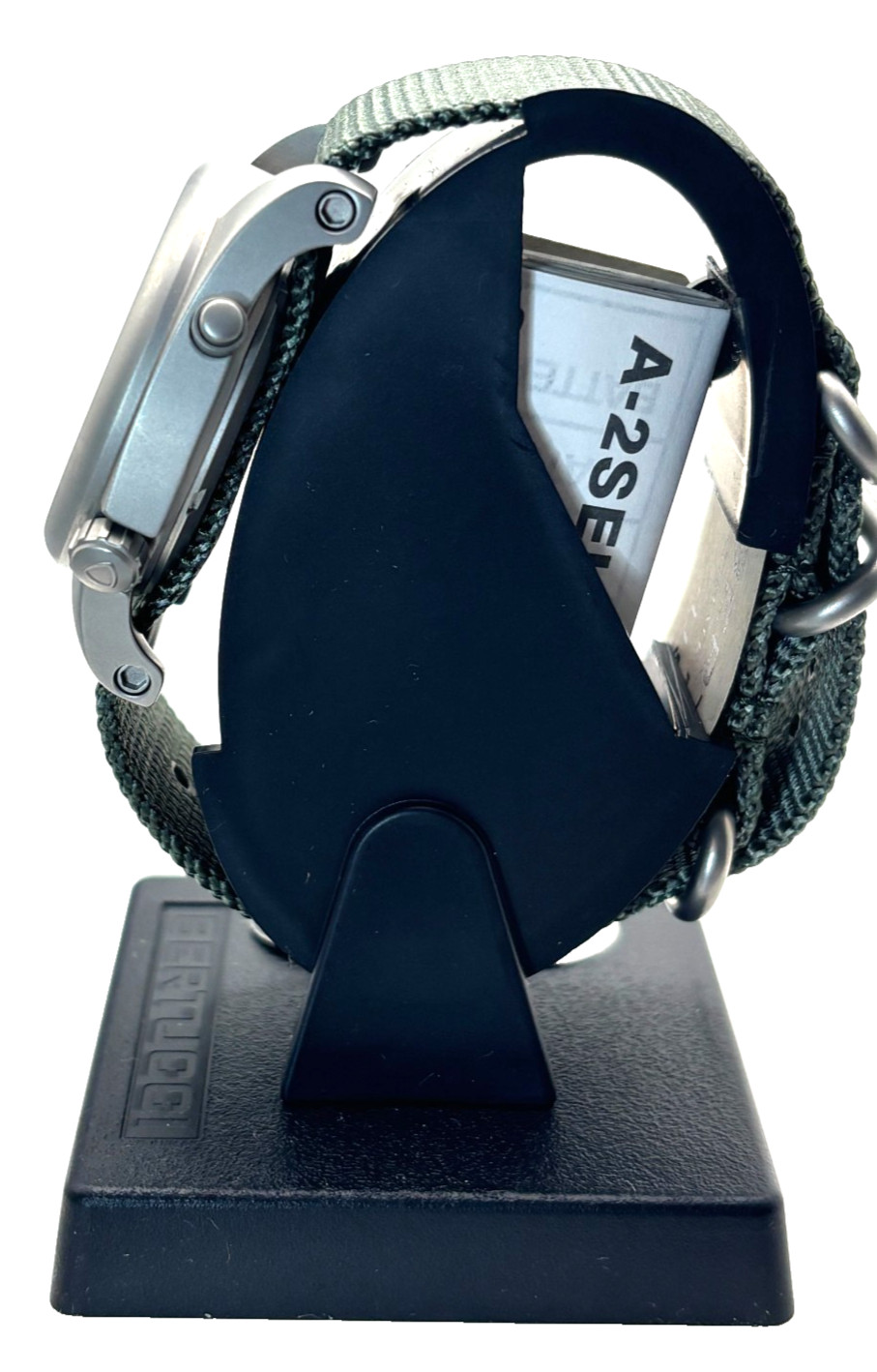 BERTUCCI MEN’S PREOWNED FIELD QUARTZ WATCH, MODEL A-2SEL SUPER ILLUMINATED