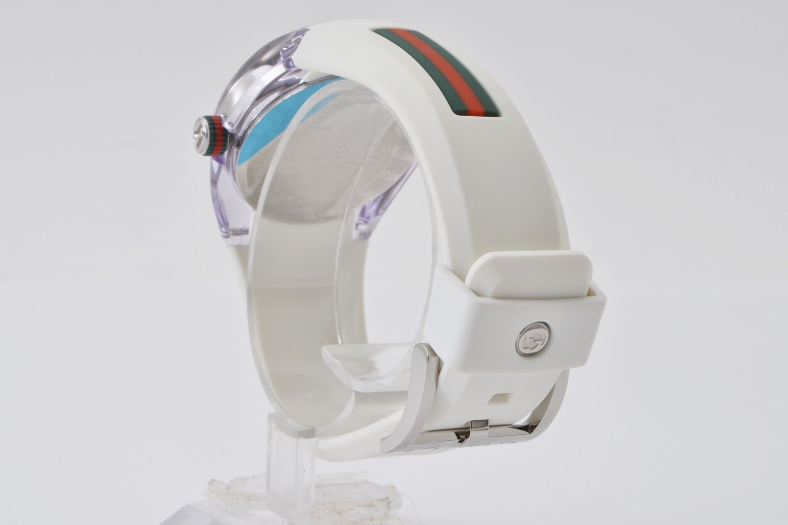 [MINT w/Box] Gucci 137.3 Sync White 35mm Unisex Sherry Line Quartz Watch JAPAN