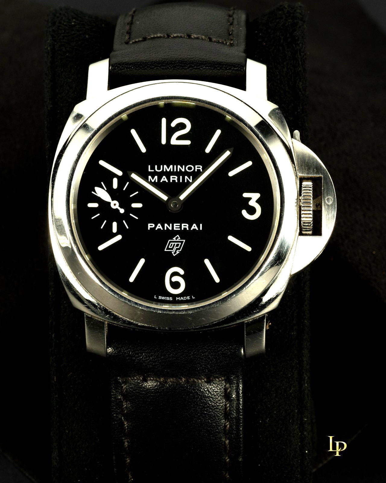 Panerai Luminor Marina Logo PAM01005 44mm Manual Wind Full Set Box & Papers