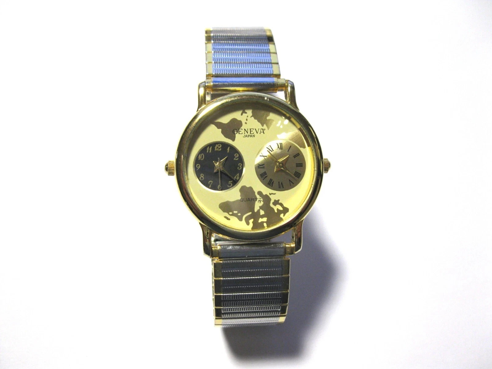 Geneva Japan Quartz Dual display Wristwatch