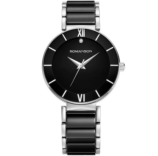 Romanson Lumiere Ceramic Roman Watch White RWTMKL4BS501WHBK