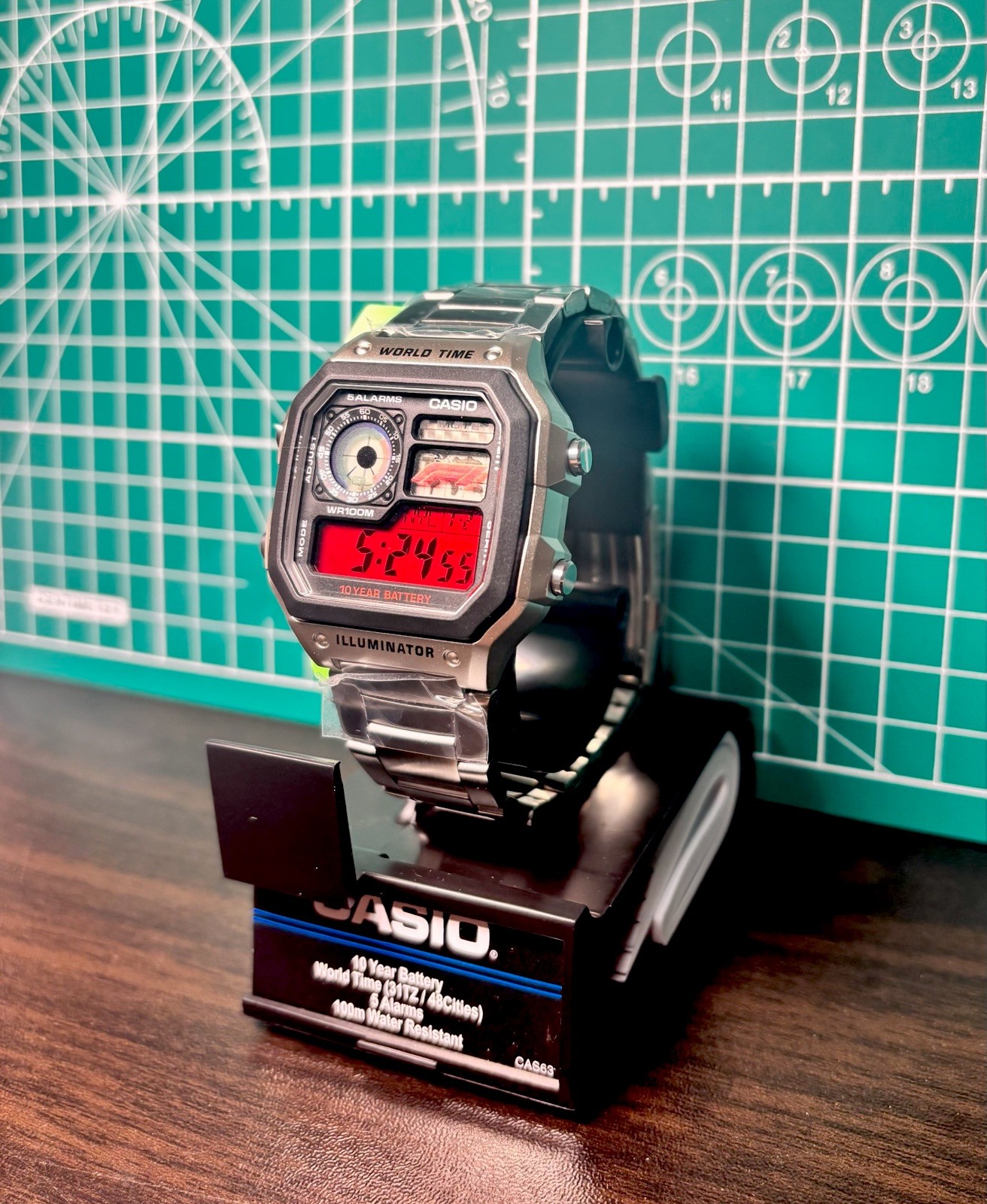 “Formula 1” |🔴🏎️🏁| Metal Custom CASIO AE-1200WHD | Royale | Watch MOD