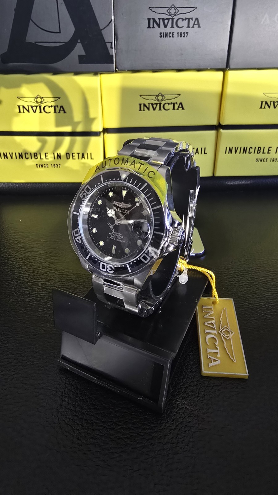Invicta Pro Diver Automatic Men’s Diver Watch Black Dial/Bezel Date w/ Box