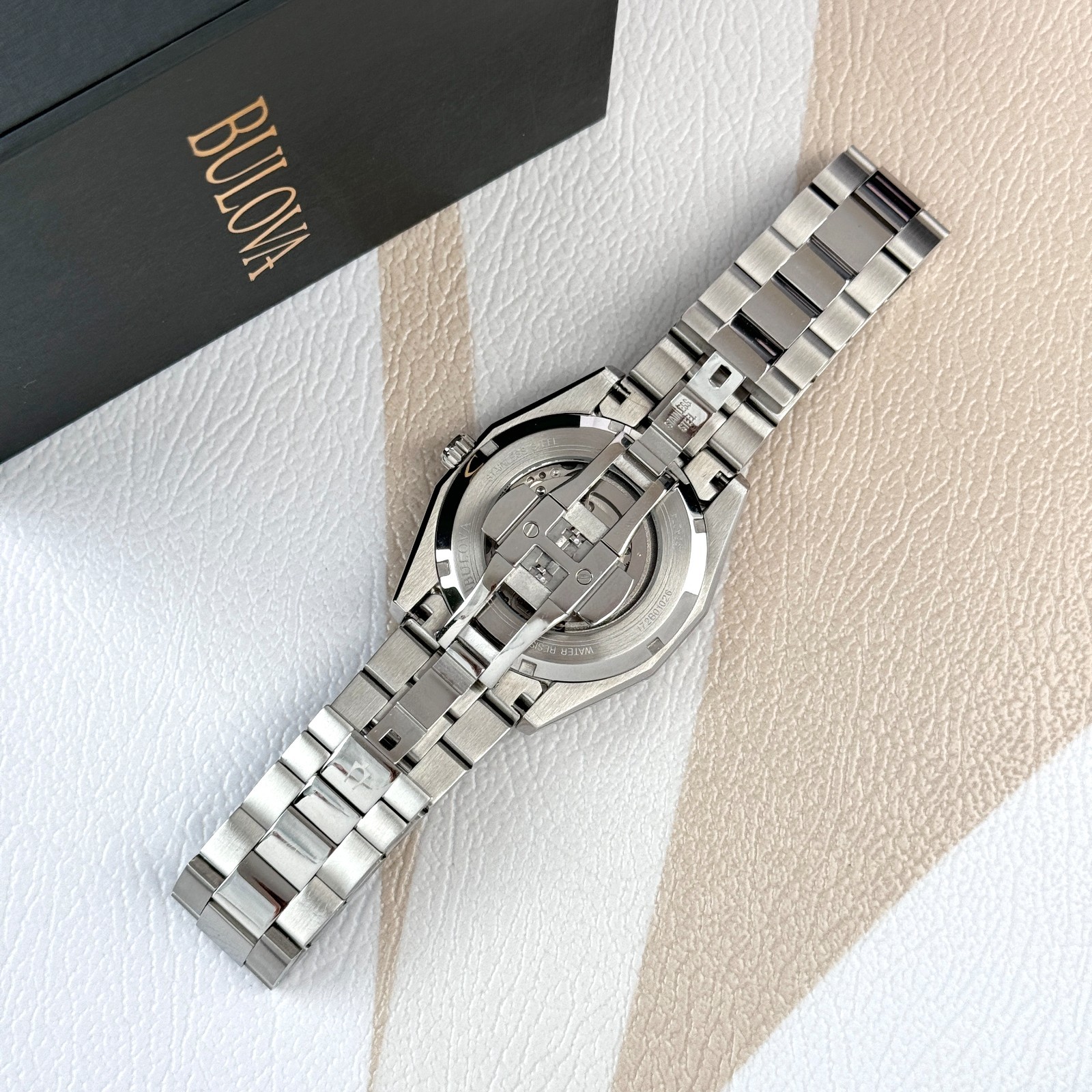 Bulova Classic Surveyor Automatic Silver Dial Stainless Steel Men’s Watch 96A274