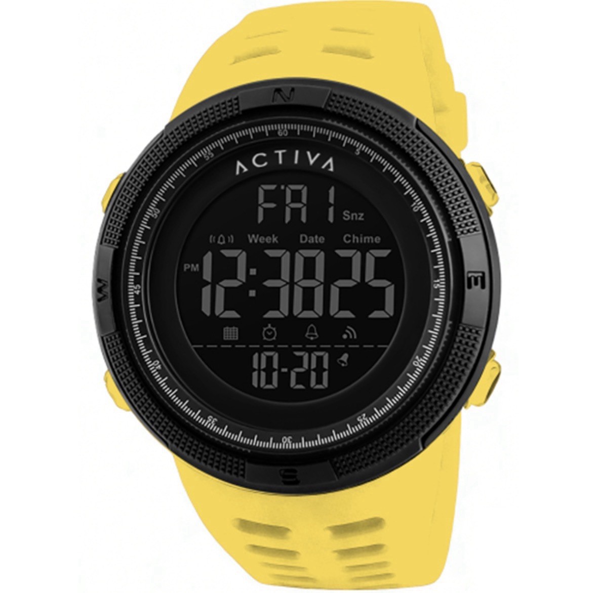Activa X Invicta ACW1915-001 Digital Essentials 50mm Yellow NWT Box