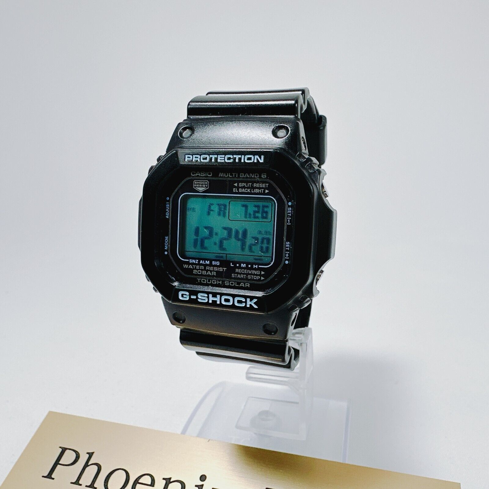 Casio G-Shock GW-M5610BA-1JF BLACK x BLUE Series Tough Solar Used