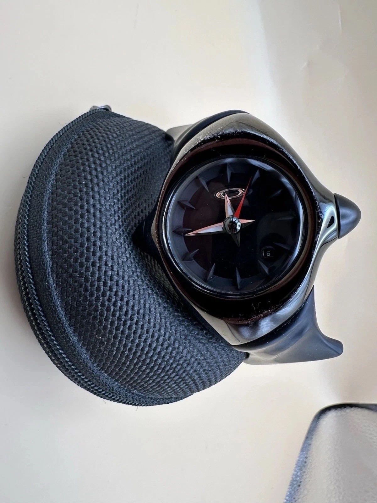 2000s VTG Oakley Crush Stealth Black Watch Limited Edition RARE New Battery