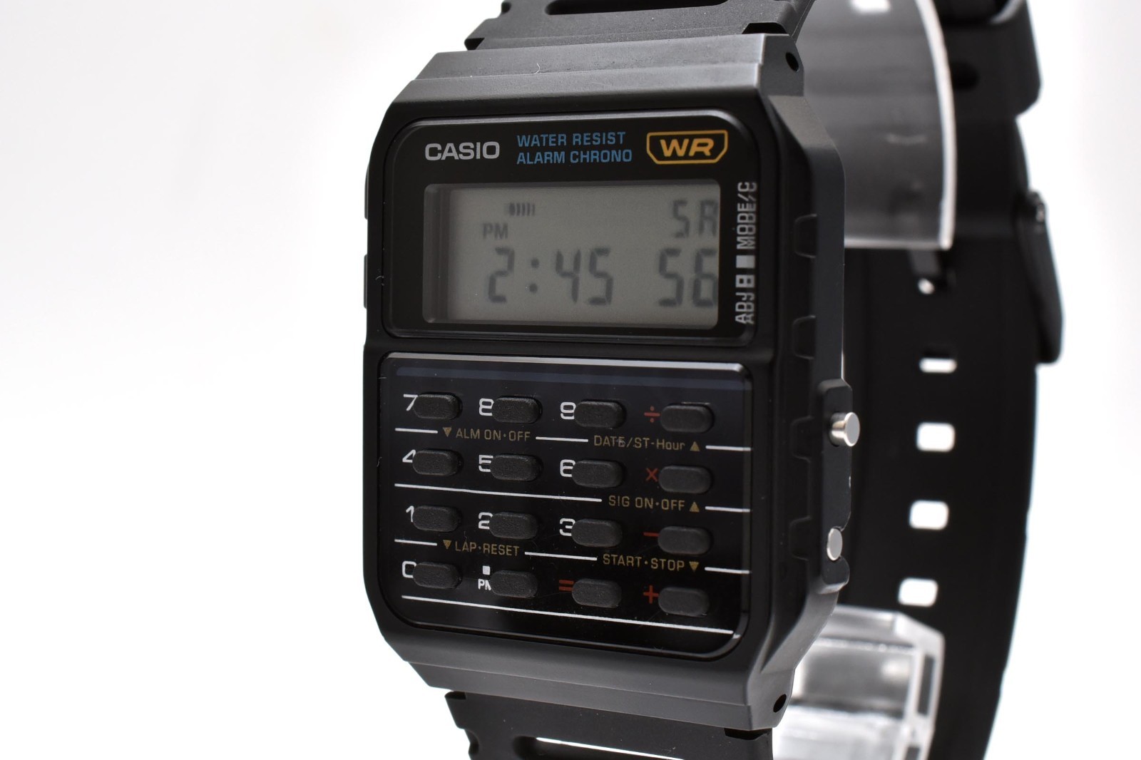Casio CA-53W Databank Calculator Digital Quartz Watch Black [Near Mint]