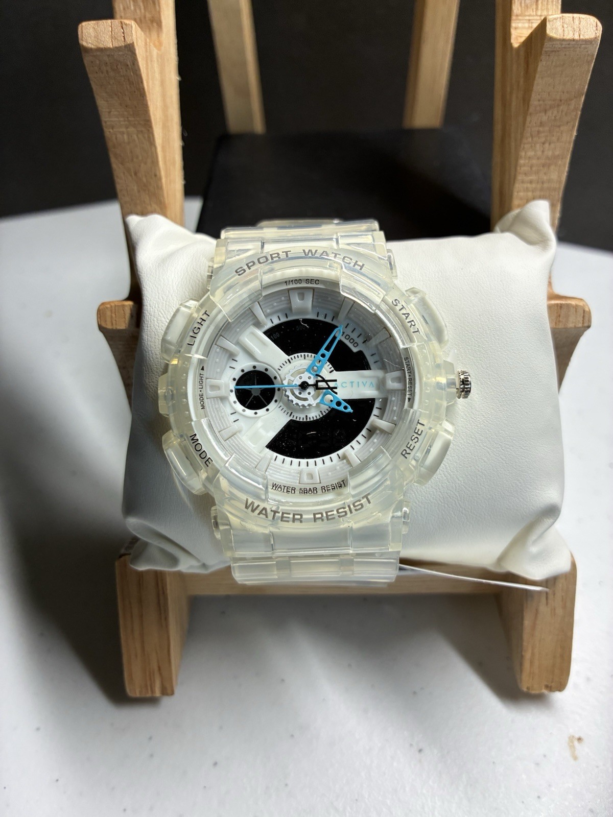 Activa Pixel Snow Leopard X Invicta Digital Watch 50mm Transparent Wt -ACW499017