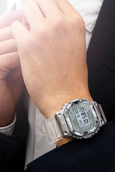 Authentic G-Shock Casio Men’s Skeleton Camouflage Series Watch GM5600SCM-1