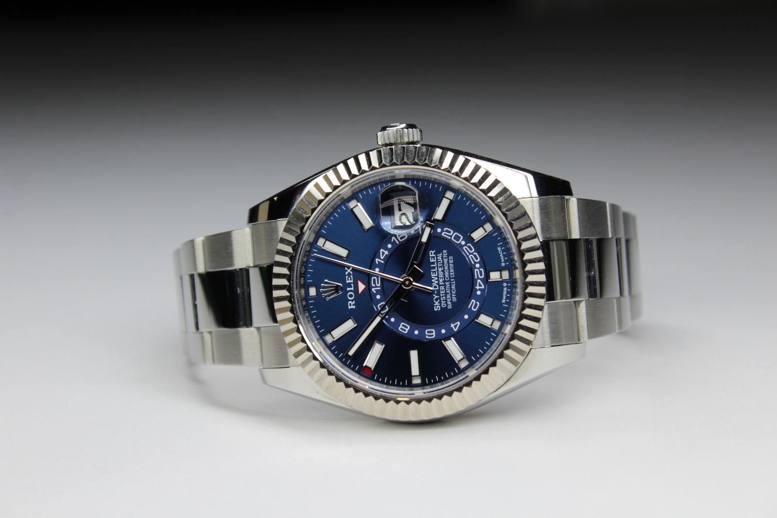 Rolex Sky-Dweller 42mm Blue Dial, Ref. 336934 with Box, Papers and Tags