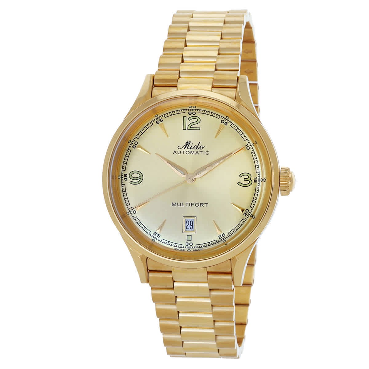Mido Multifort Powerwind Automatic Champagne Dial Men’s Watch M0404073302700