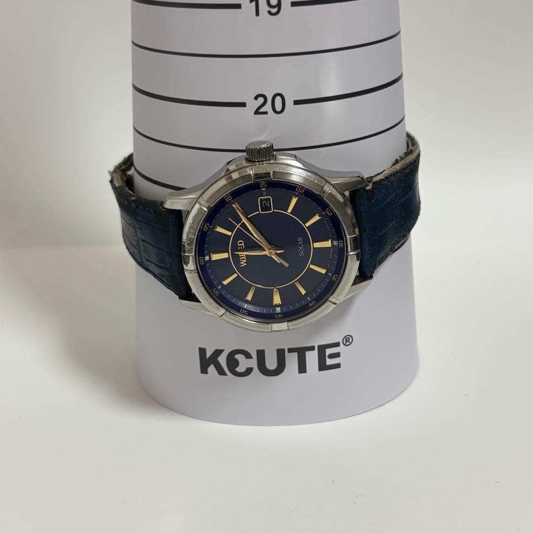WIRED Solar Quartz Date Indicator Men’s Wristwatch Used