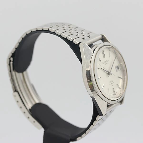 King Seiko Watch Hi-Beat Silver Dial AT Date Free size Men’s Authentic