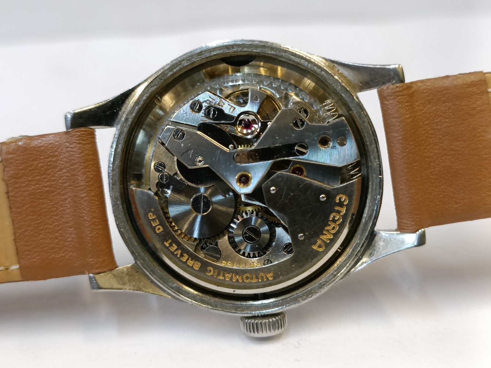 ETERNA SUB-SECOND AUTOMATIC PATINA DIAL SWISS MEN’S WORKING CONDITION