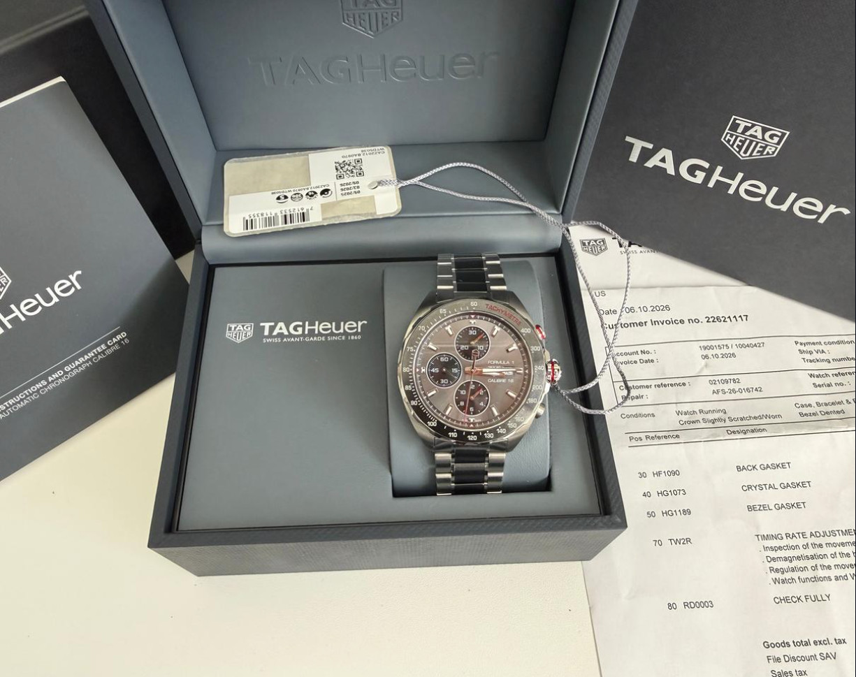 TAG Heuer Formula 1 Gray Men’s Watch – CAZ2012.BA0970 – Box + Hang Tag Included