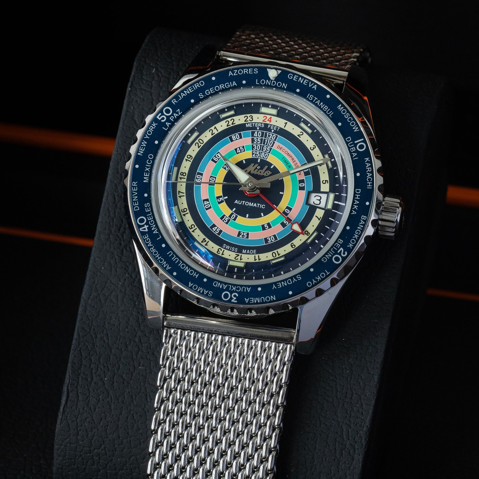Mido – 2020s Ocean Star Decompression Worldtimer M026.829.17.041.00