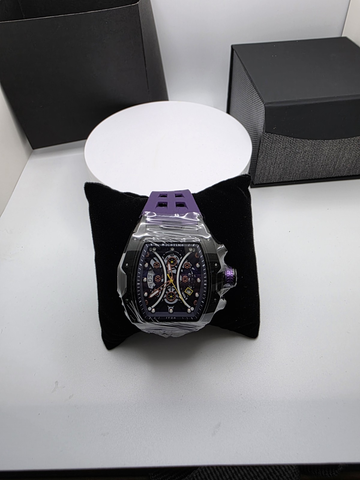 IceTime #14 Automatic Skeleton Men’s Watch – Genuine .10 CT Diamond MSRP $999