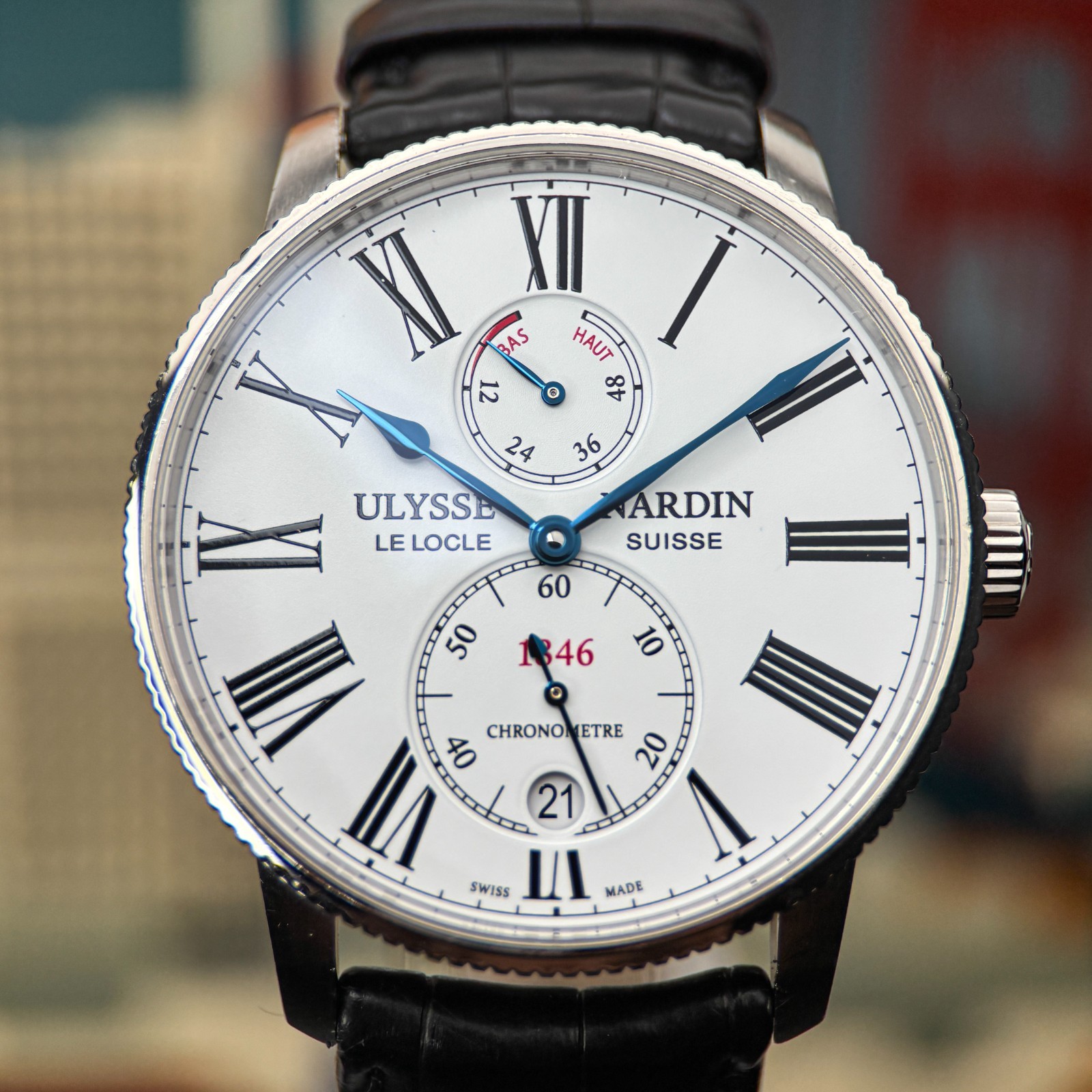 Ulysse Nardin Marine Torpilleur | FULL SET | 1183-310/40 | 42mm White Dial 2019