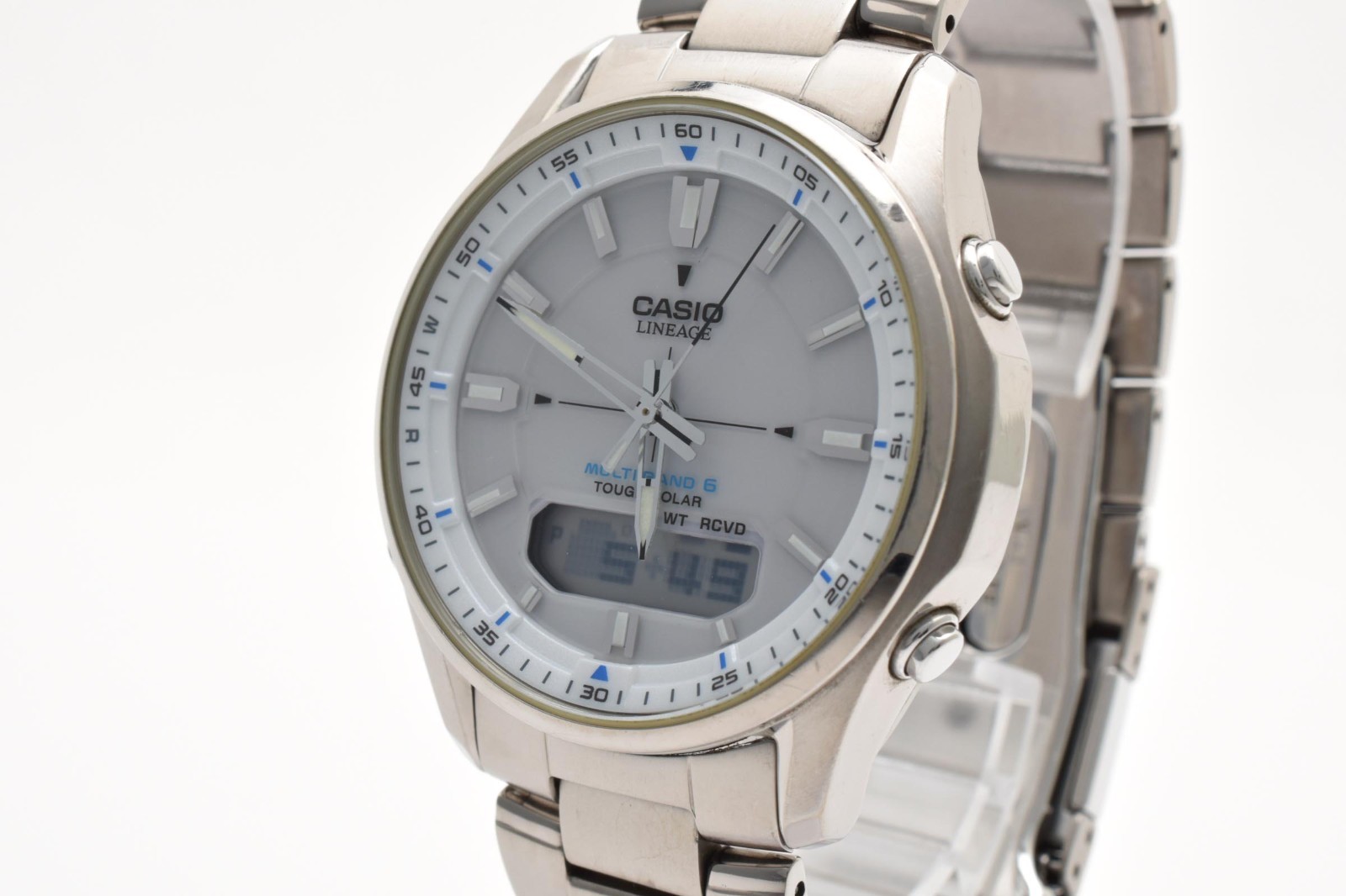 [Exc+5] CASIO Lineage LCW-M100T Titanium Solar Wave Ceptor Men’s Watch 17.5cm