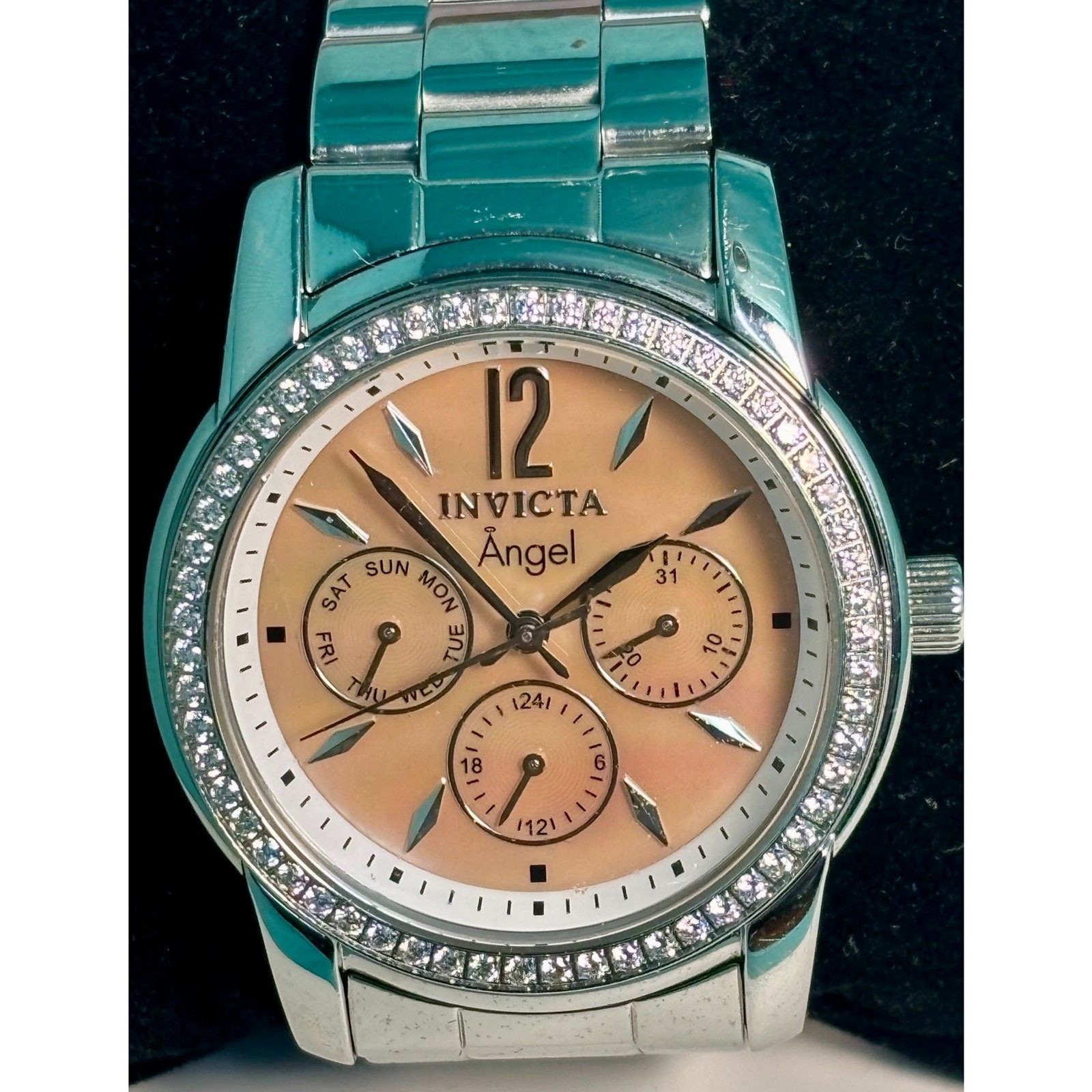 Beautiful Invicta Angel (Model 11769) – Clean Condition & Brand New Battery!