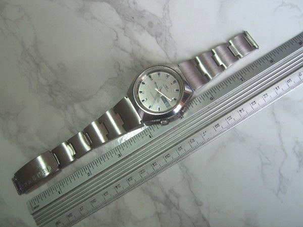 VINTAGE 70’S TECHNOS ALARMDATE AUTOMATIC CAL AS 5008 ORIGINAL BRACELET *6888