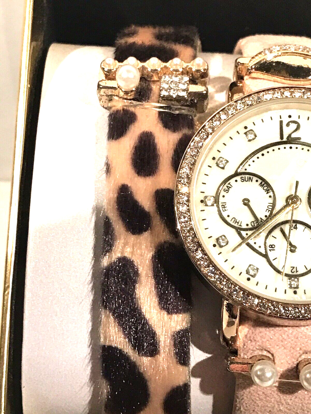 Watch Set Mix & Match All Pieces Interchangeable Black Gold Multicolor NEW