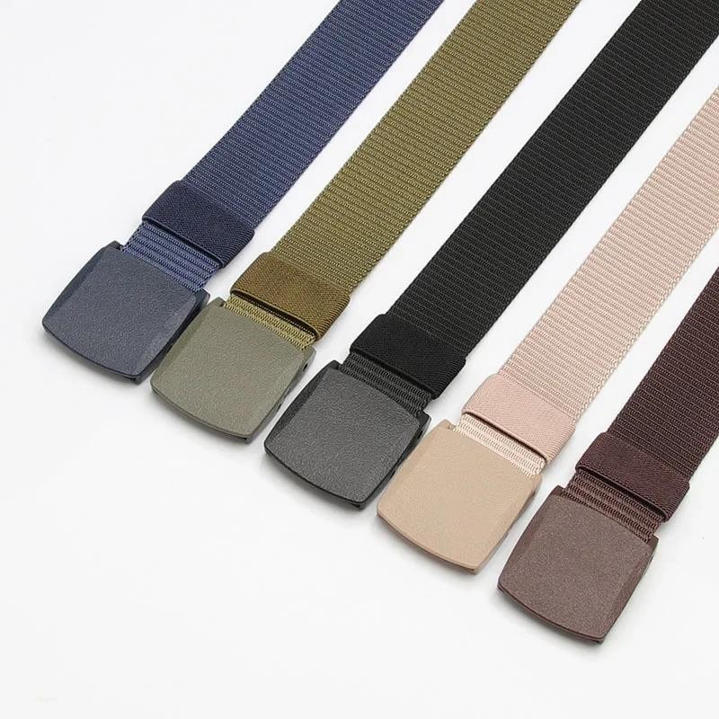 Automatic Bucklelight Comfortable Non-metal Military Nylonbelt Outdoor Hunting M