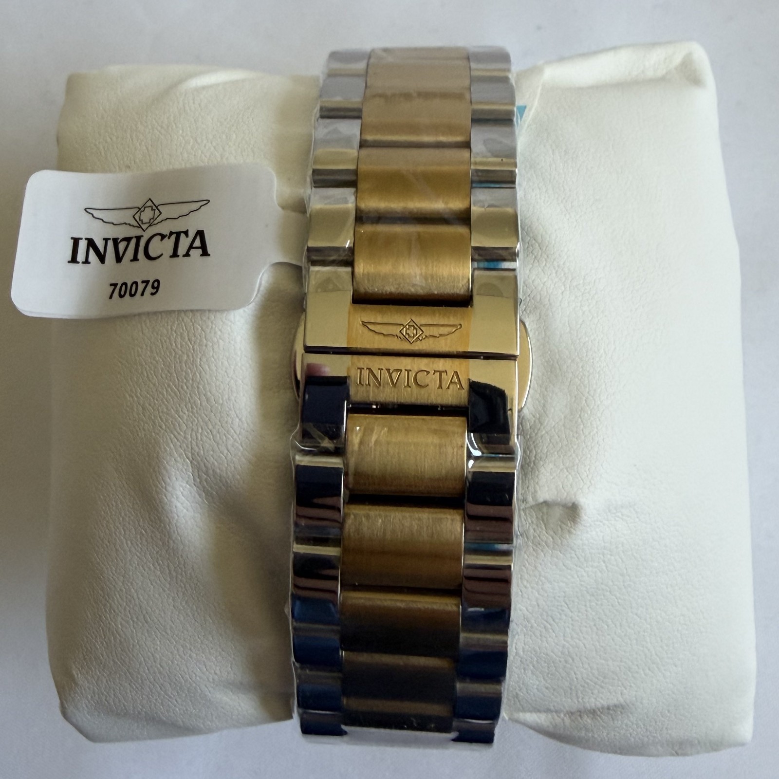 Invicta 70079 Racing Interpoint Men 43.5mm Gold Automatic Skeleton Watch New