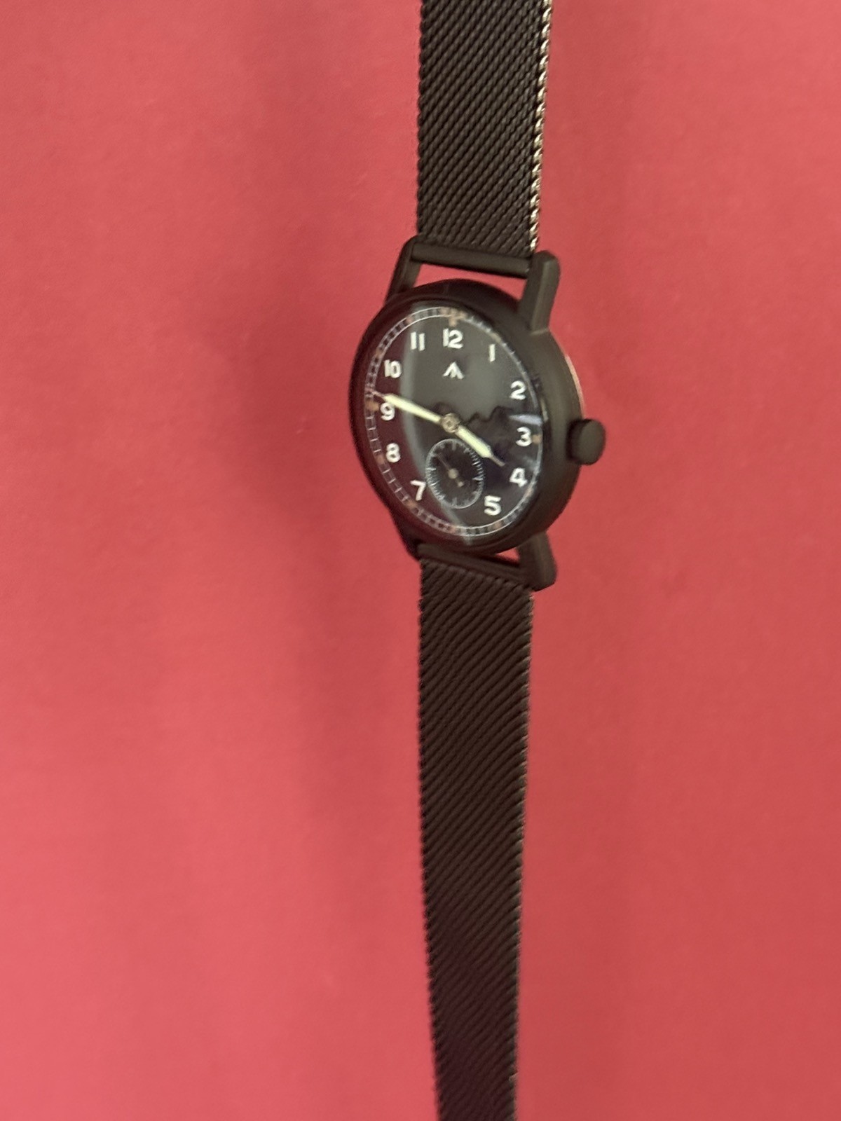 Pobeda Pilot Soviet Mechanical Black Dial Vintage Watch Zim 1990s Russian Men’s