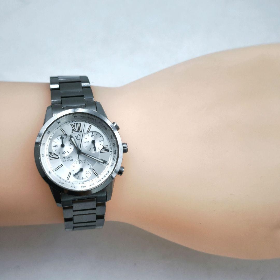 Citizen XC Chronograph Quartz Watch E500-T002382 Wrist 16.0cm/6.3in