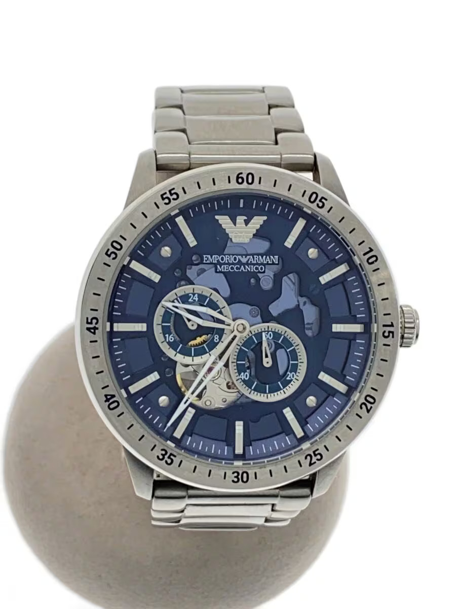EMPORIO ARMANI AR-60052-50 45mm Silver Dial Automatic Wristwatch #2nW3916