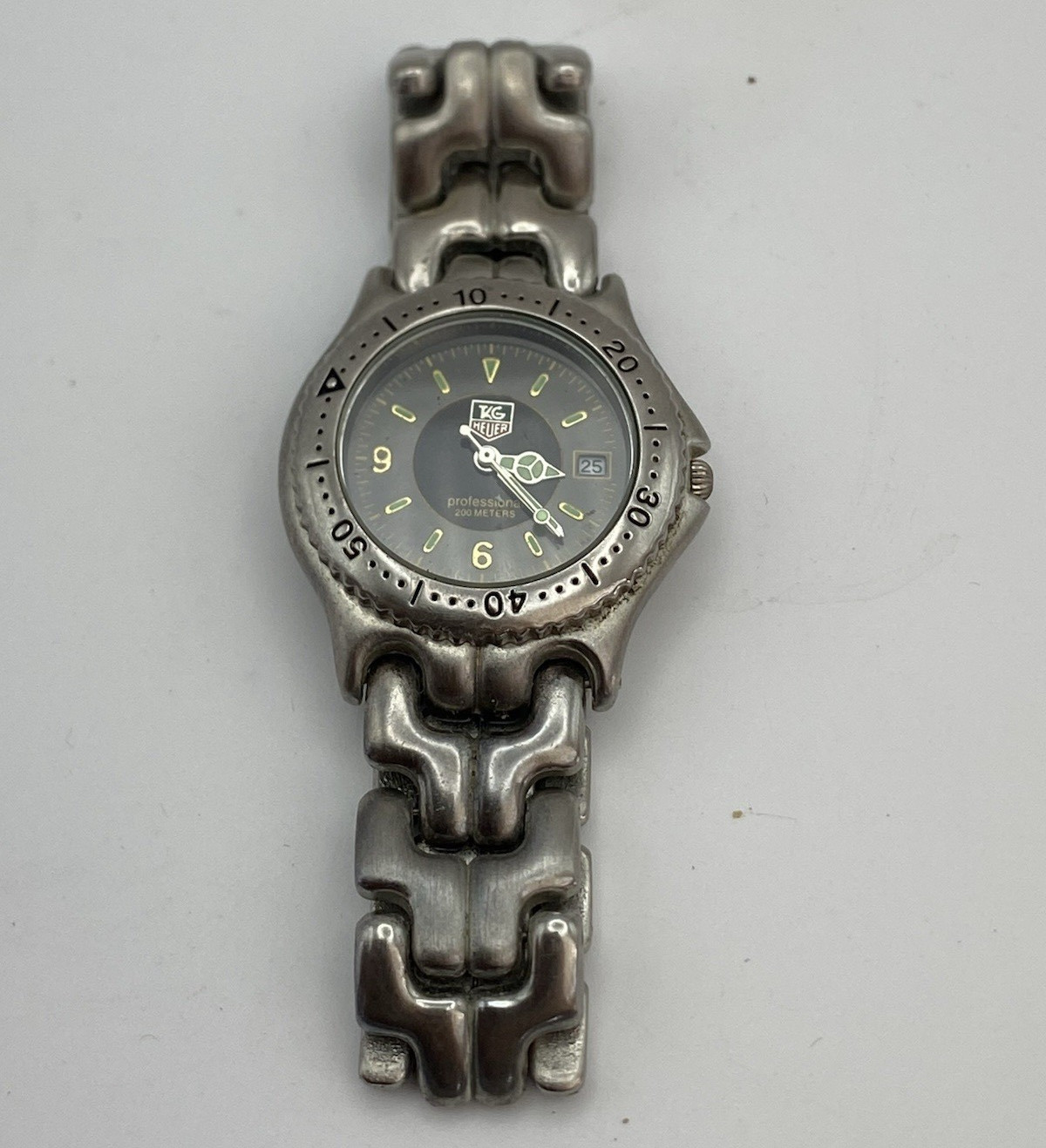 Vintage TAG Heuer Watch Silver