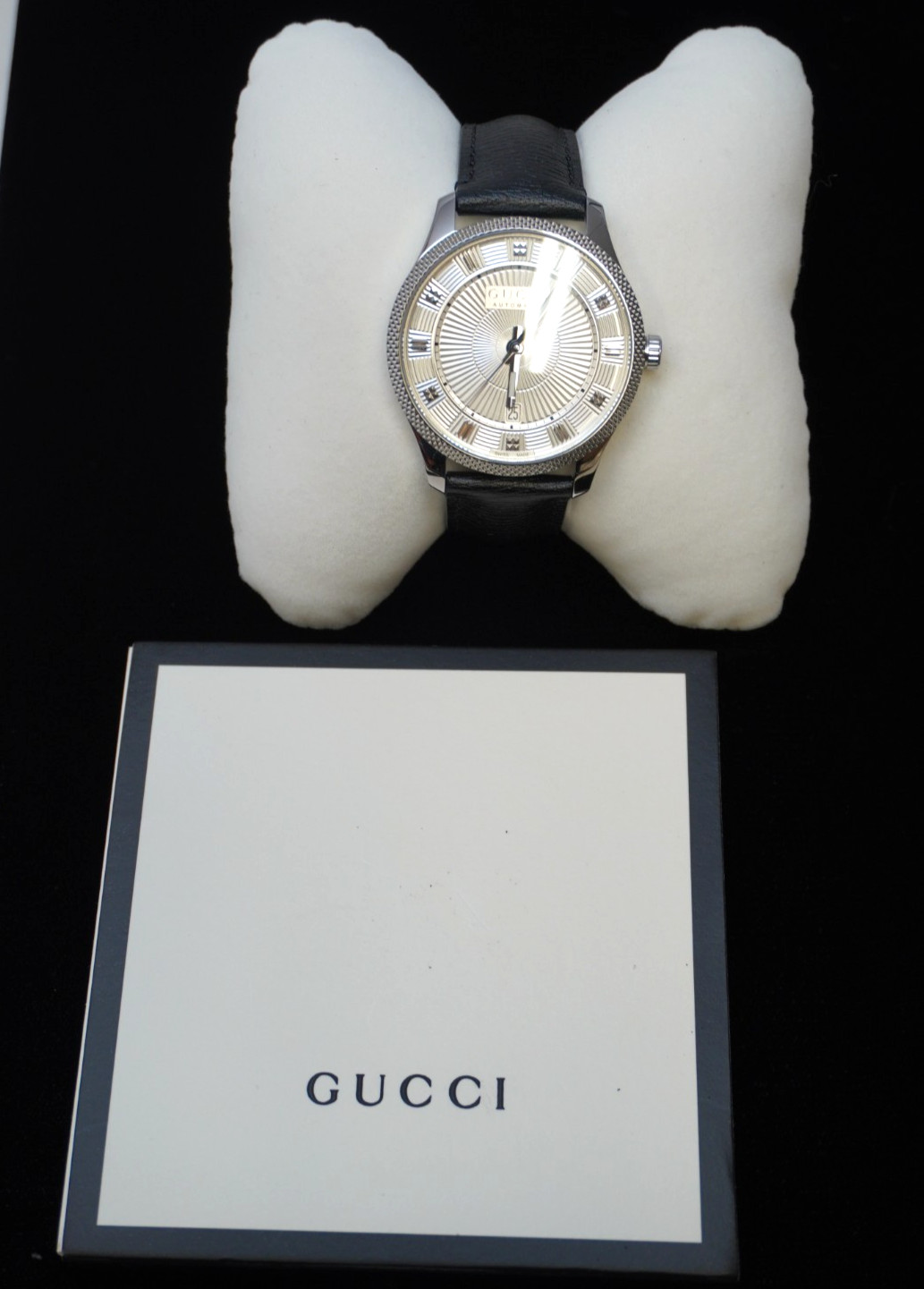 Gucci ERYX Date Silver Dial Automatic Men’s Watch