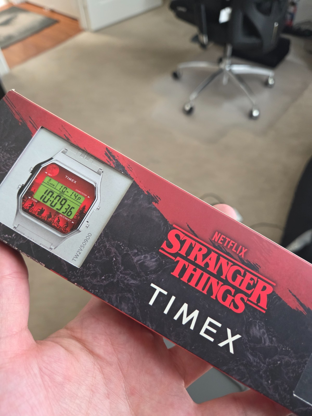 Stranger Things Wrist Watch Timex T80 34mm Stainless Steel Unisex