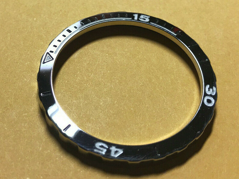60MIN REDUCED DIAMETER POLISHED LUMED BEZEL VOSTOK AMPHIBIAN KOMANDIRSKIE 38PPG