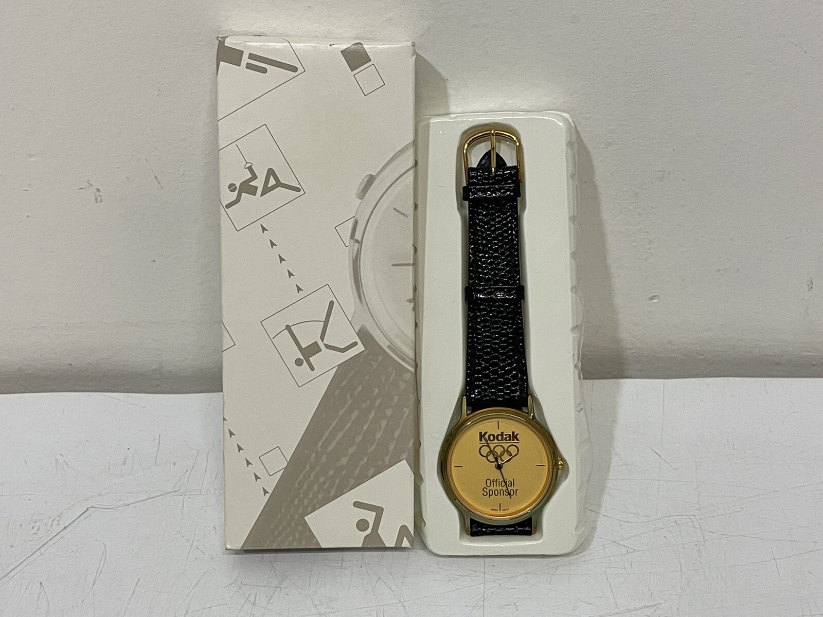Kodak Official Sponsor of Olympic Men’s Gold Tone Wristwatch – 36 USC 380