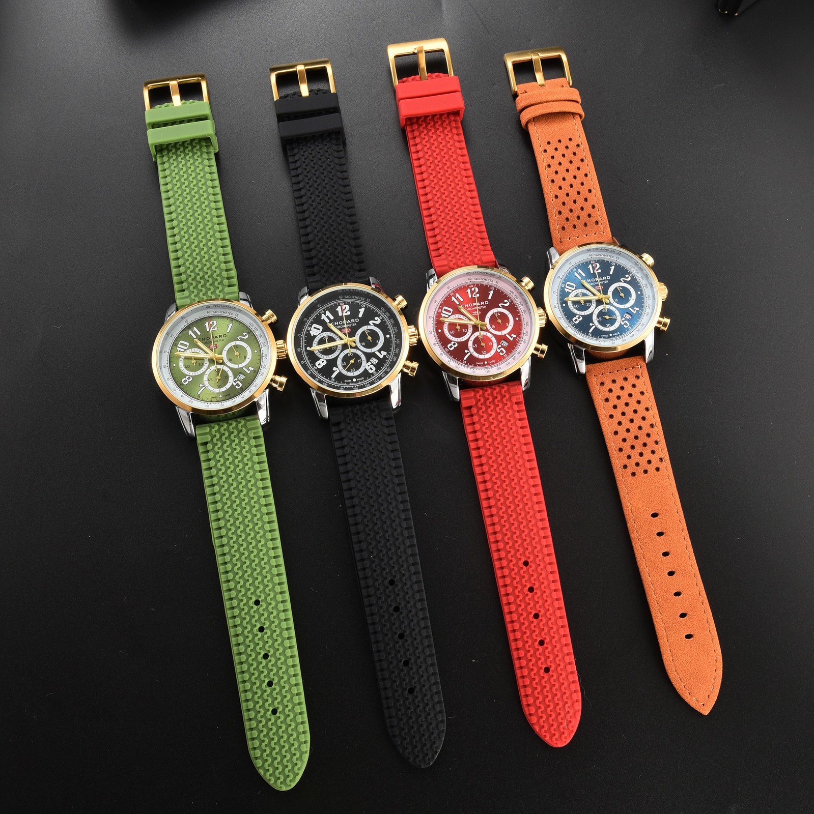 Chopard multifunctional quartz watch with all dial functions working perfectly