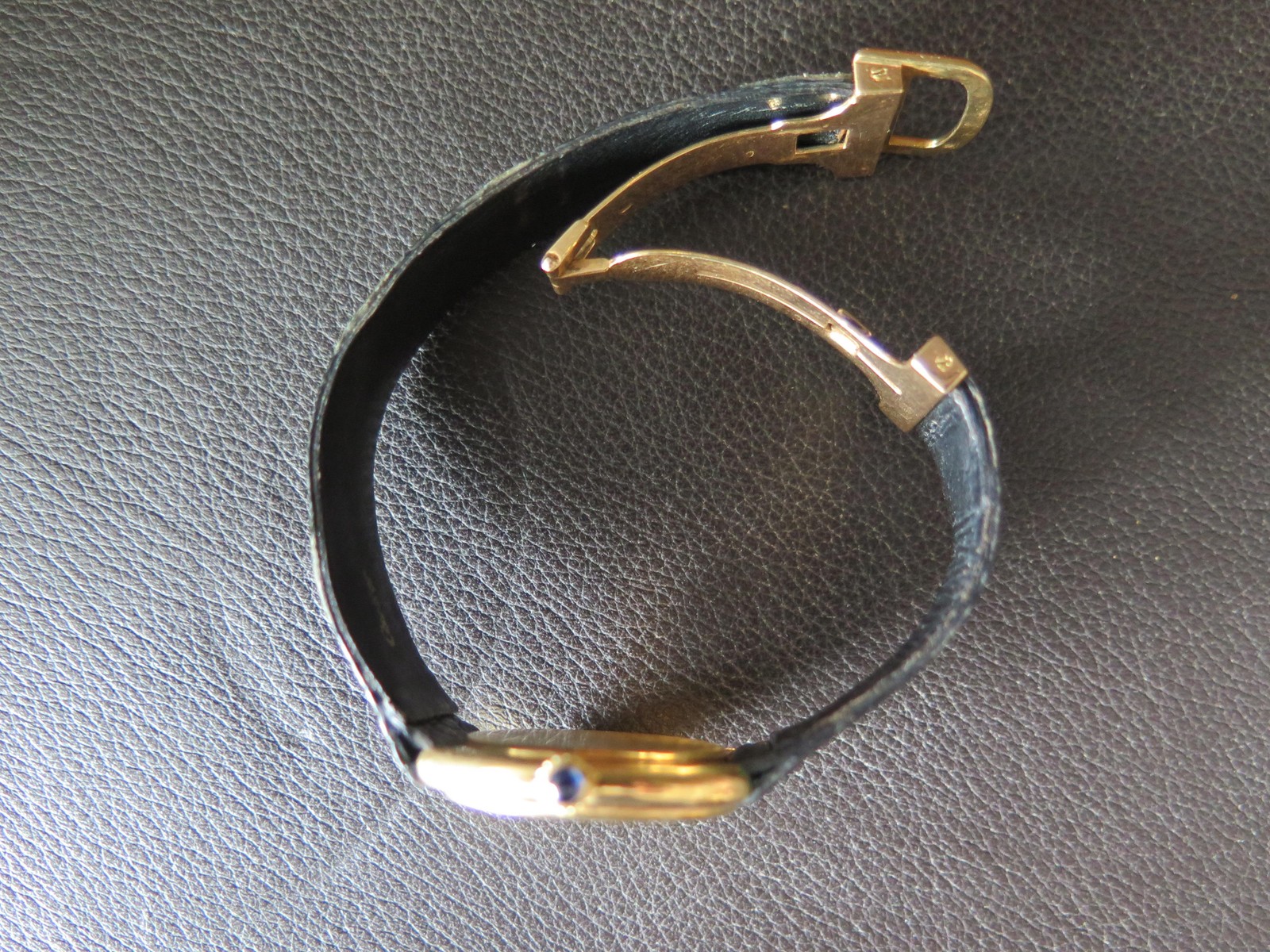 Cartier Paris Vendome Large Automatic Original Deployant Buckle Ca 1970s