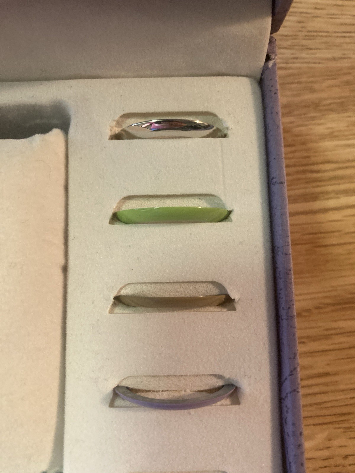 This is a St George watch set with interchangeable bands and bezels