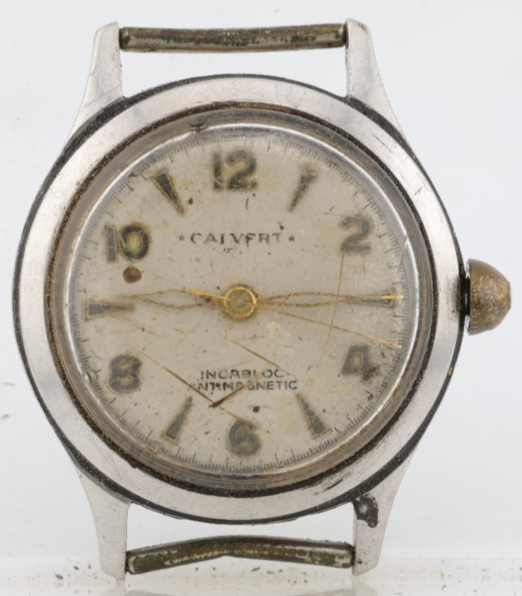 CALVERT HARPER SWISS cal. AS 1187/94, WATCH, 32mm 15mm LUG, RUNS (LQ)