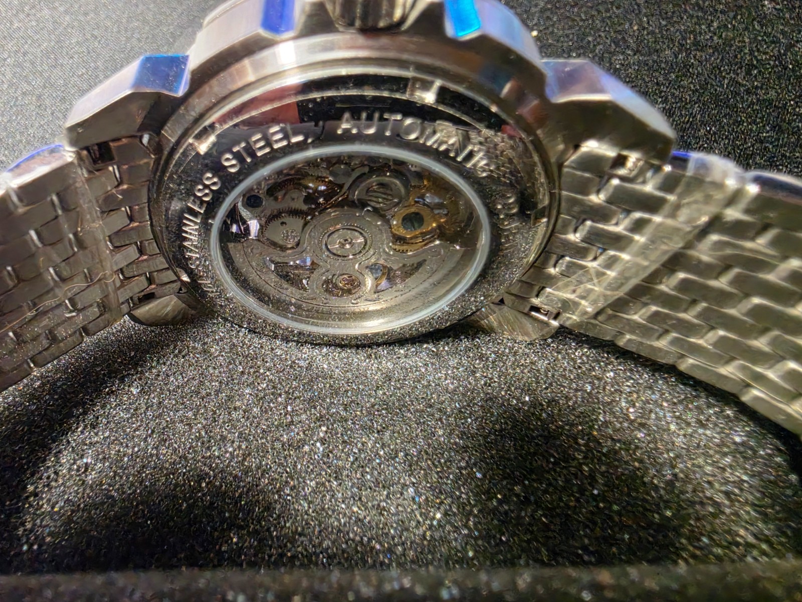 Heritor Automatic Conrad/Carter Black Skeleton Dial Stainless Steel Men’s Watch