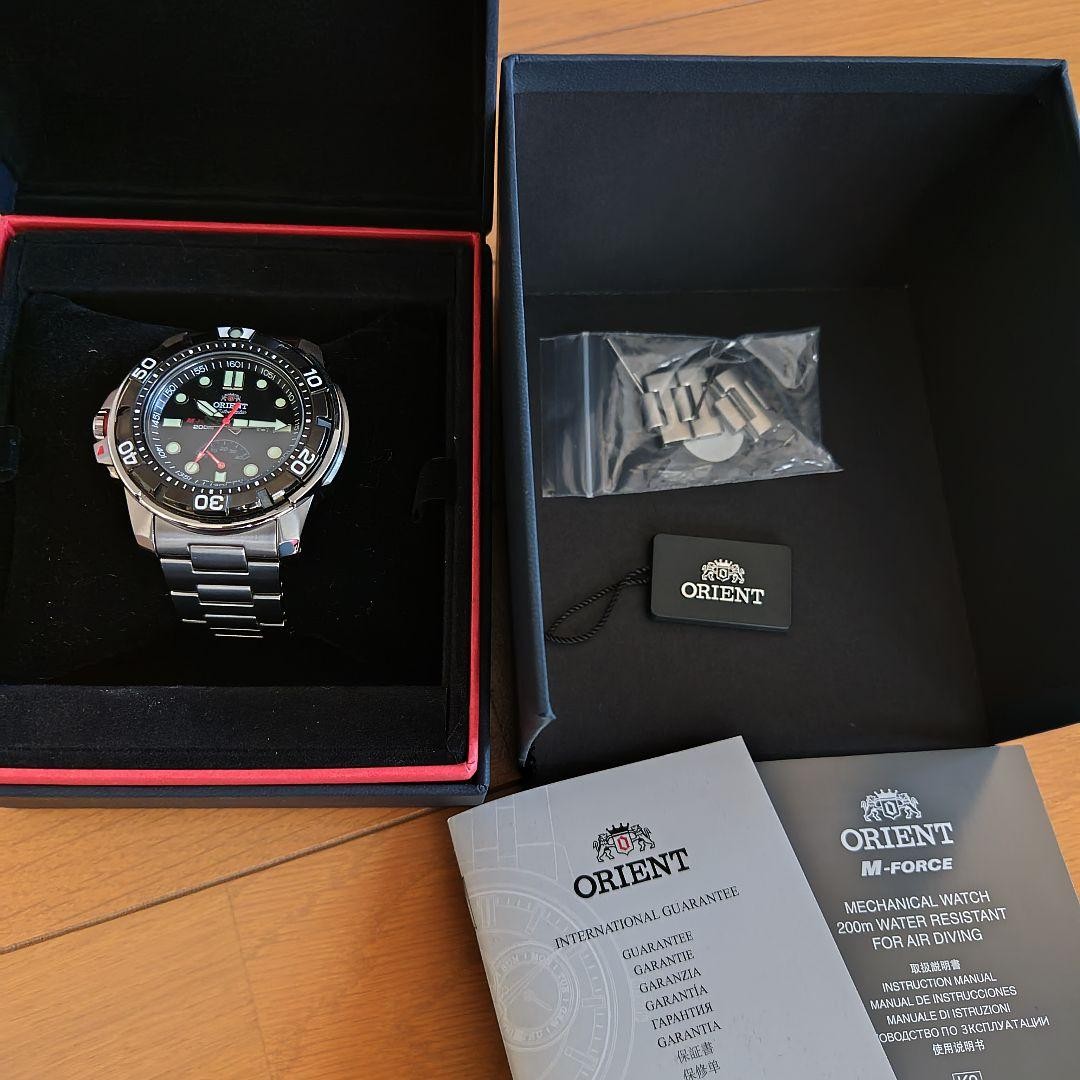 Orient M-FORCE WV0071EL Automatic Stainless Steel 47mm Black 200m Diver Watch