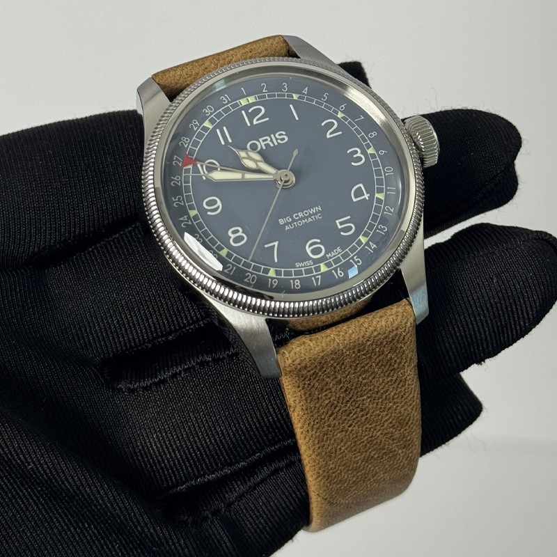 Oris Big Crown Pointer 40mm Blue Dial Men’s Watch 01 754 7785 4065-07 6 20 10