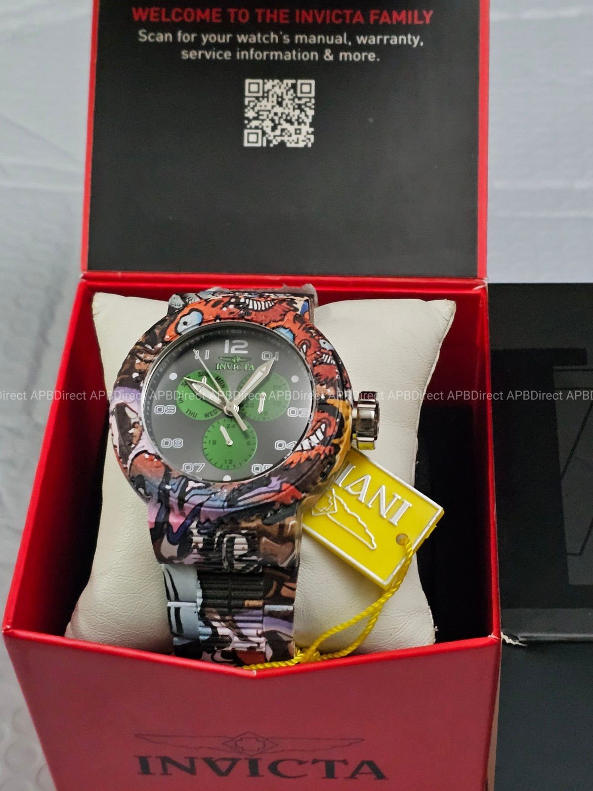 Invicta – Graffiti – HYDROPLATED – Pro Diver Exclusive NeoArt Aqua Mens Watch