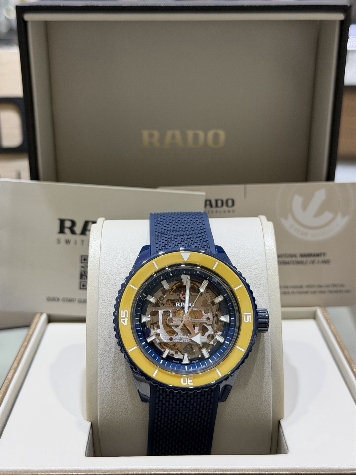 Rado Captain Cook High-Tech Ceramic Skeleton Automatic 43mm Watch R32152208