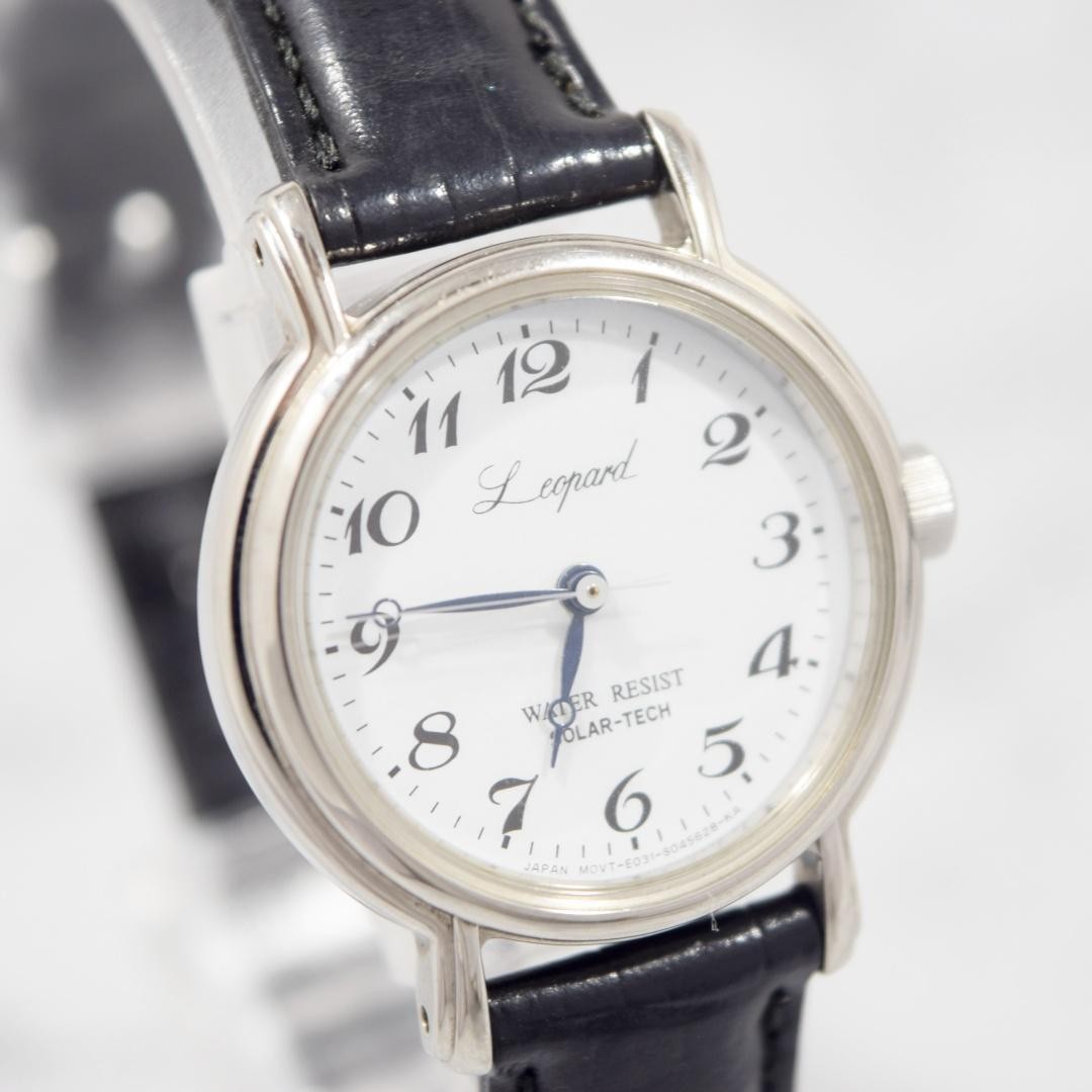 CITIZEN Leopard E031 S027055 HSB Watch Stainless Steel Leather White