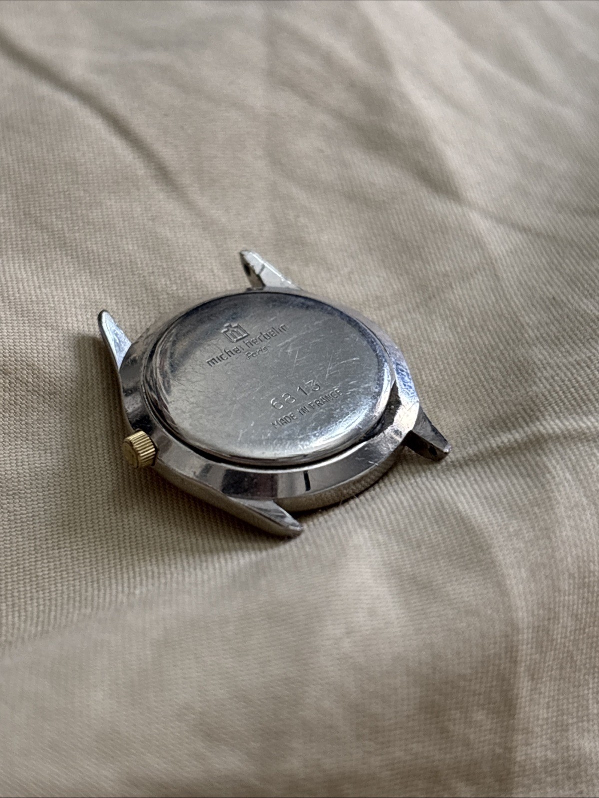 UNTESTED Michel Herblin Vintage Collectors Women’s Wrist Watch No Band As-Is