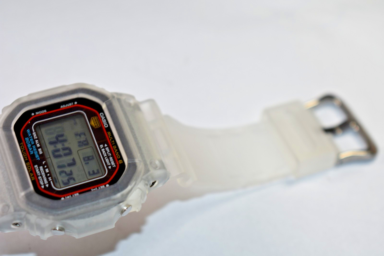 MODIFIED Casio GWM5610U-1 (3495) Translucent Men’s Digital Tough Solar Watch