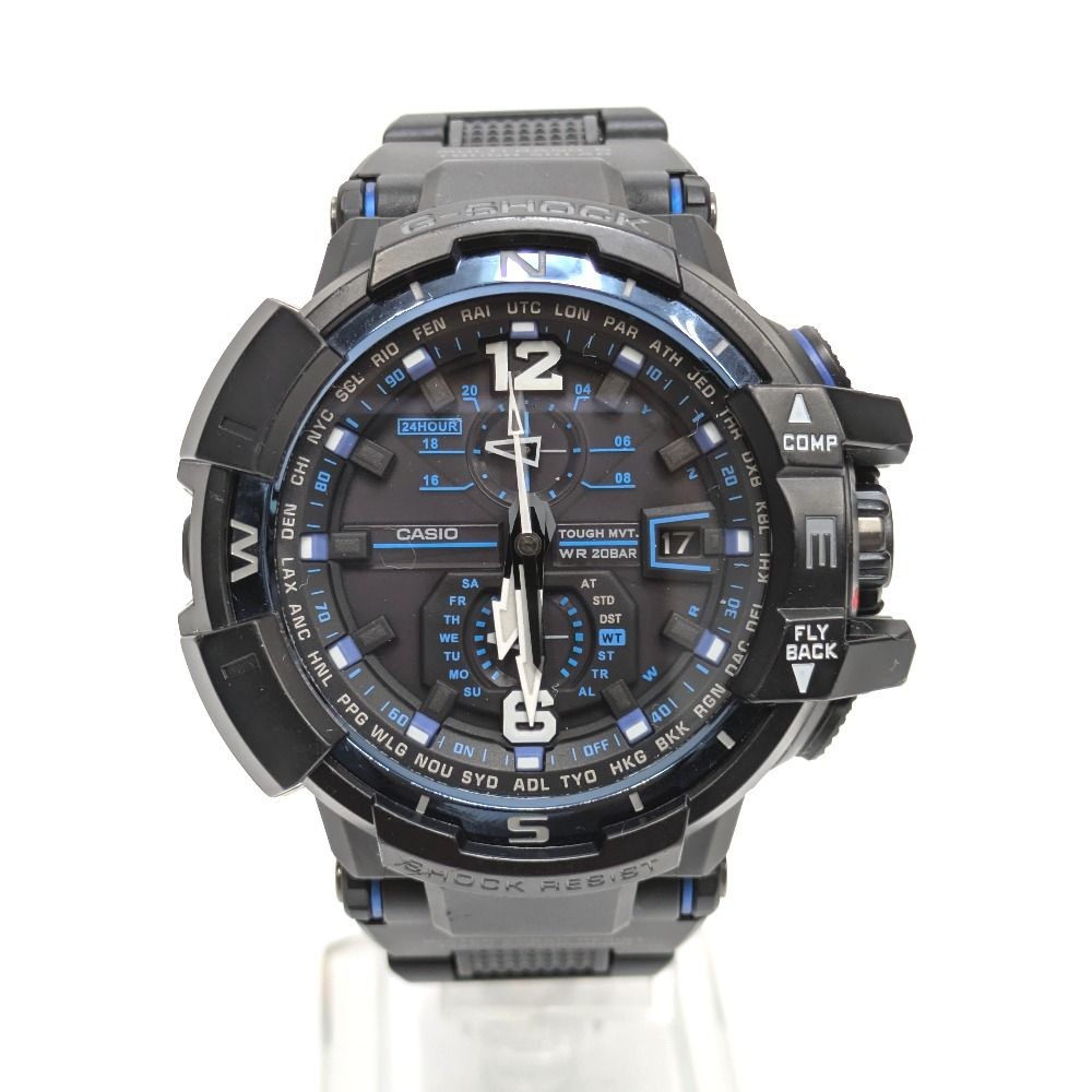 CASIO G SHOCK GRAVITYMASTER MASTER OF G AIR GW A1100FC 1AJF Used Excellent Condi